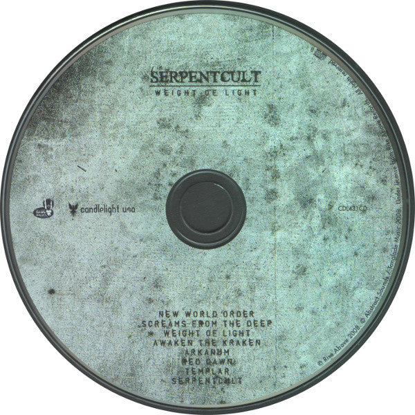 Serpentcult : Weight Of Light (CD, Album)