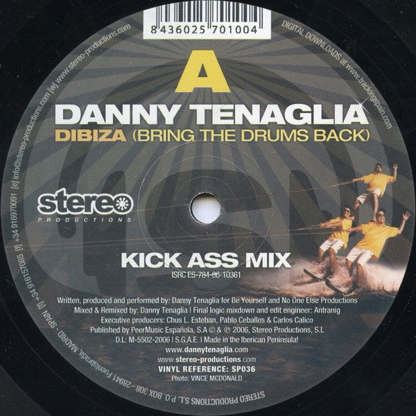 Stereo Productions Presents Danny Tenaglia : Dibiza (Bring The Drums Back) (2x12")