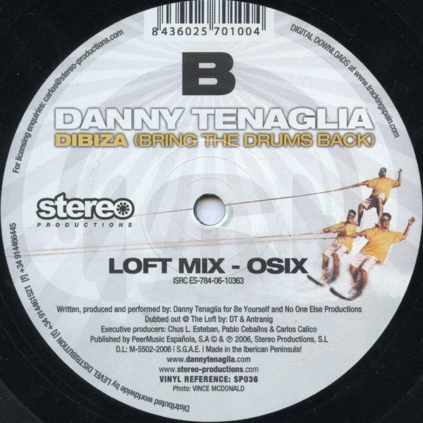 Stereo Productions Presents Danny Tenaglia : Dibiza (Bring The Drums Back) (2x12")
