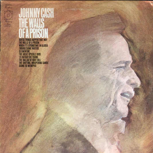Johnny Cash : The Walls Of A Prison (LP, Comp, Pit)