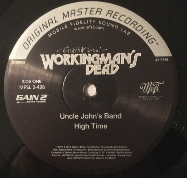 The Grateful Dead : Workingman's Dead (2x12", Album, Ltd, Num, RE, RM, S/Edition, 180)