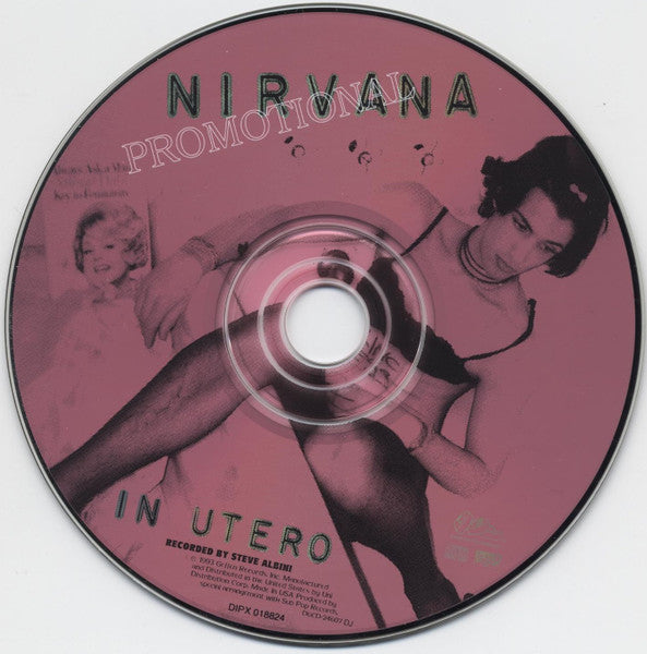 Nirvana : In Utero (CD, Album, Promo)