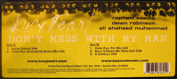 Lucy Pearl : Don't Mess With My Man (12")