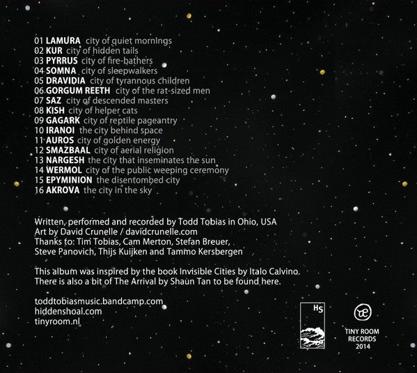 Todd Tobias (2) : Impossible Cities (CD, Album)