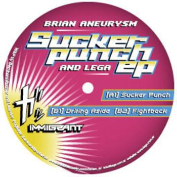 Brian Aneurysm And Lega : Sucker Punch EP (12")