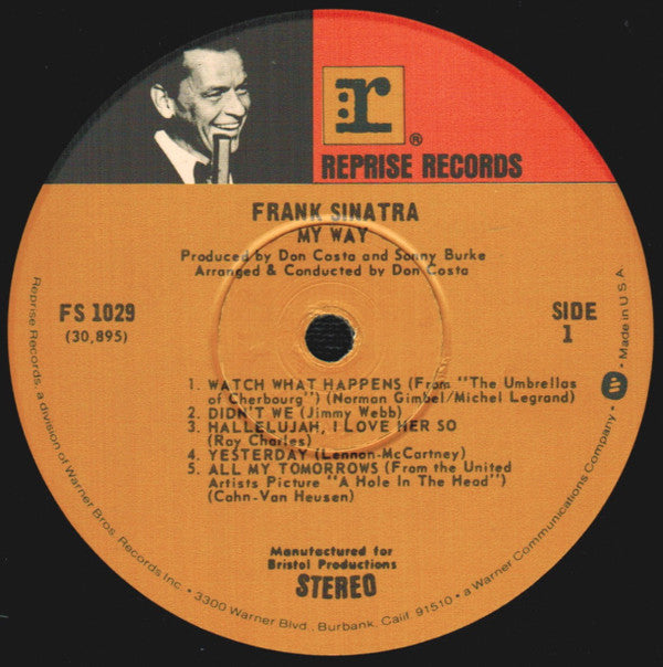 Frank Sinatra : My Way (LP, Album, Win)