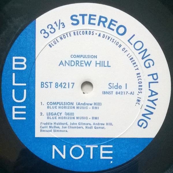 Andrew Hill : Compulsion (LP, Album, RE)