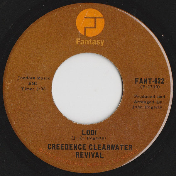 Creedence Clearwater Revival : Bad Moon Rising (7", Single, RE)
