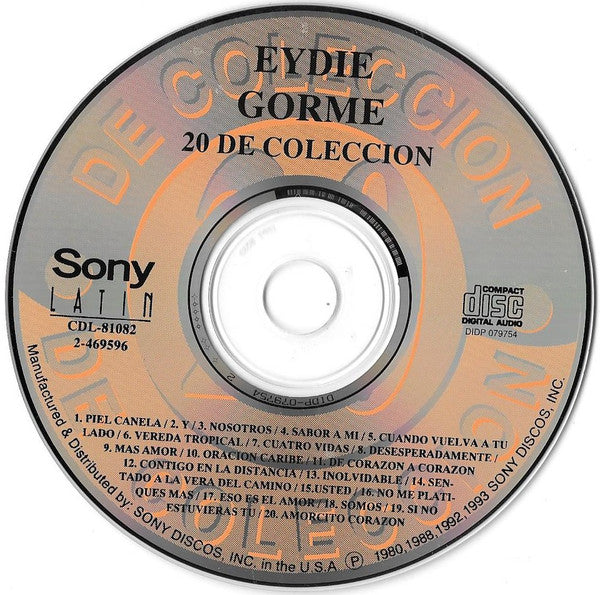 Eydie Gormé : 20 De Coleccion (CD, Comp)