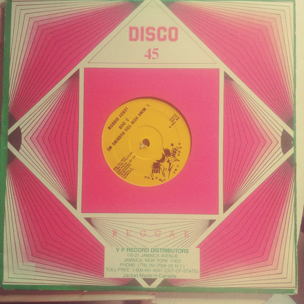 Leroy Gibbon*, Reverend Badoo : Mina How You Rubbing Me (12", Single)