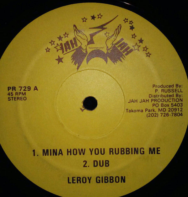 Leroy Gibbon*, Reverend Badoo : Mina How You Rubbing Me (12", Single)
