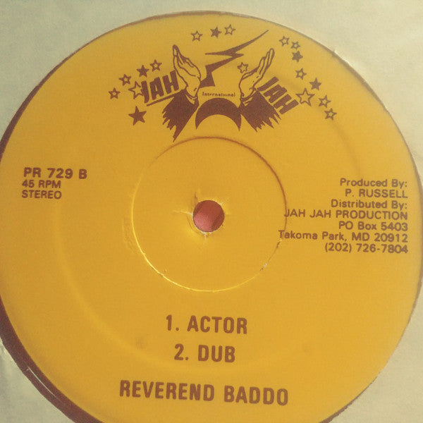 Leroy Gibbon*, Reverend Badoo : Mina How You Rubbing Me (12", Single)