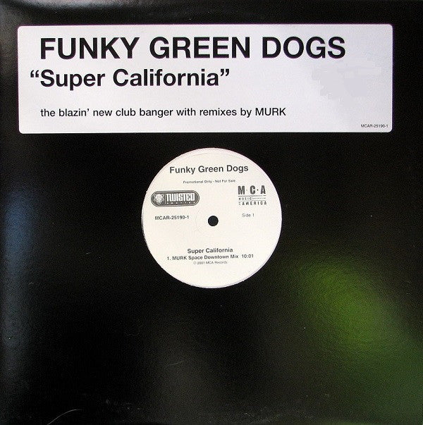 Funky Green Dogs : Super California (12", Promo)