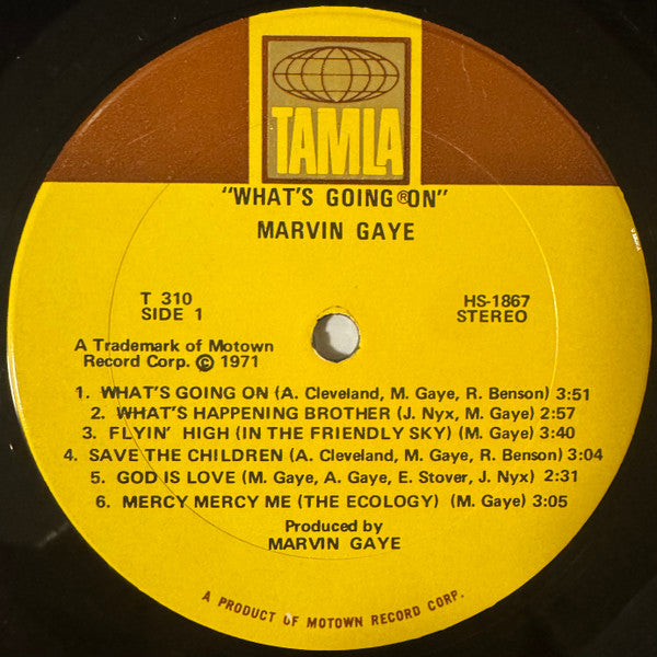 Marvin Gaye : What's Going On (LP, Album, Sup)