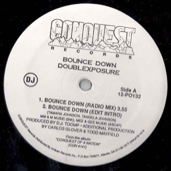 Doublexposure : Bounce Down (12",33 ⅓ RPM,Promo)