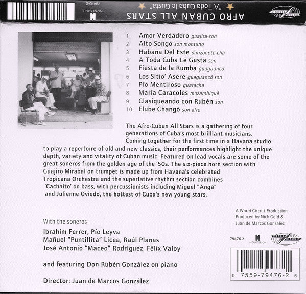 Afro-Cuban All Stars : A Toda Cuba Le Gusta (CD, Album, Oly)