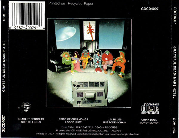 Grateful Dead* : From The Mars Hotel (CD, Album, RE)