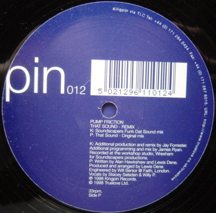 Pump Friction : That Sound (Remix) (12")