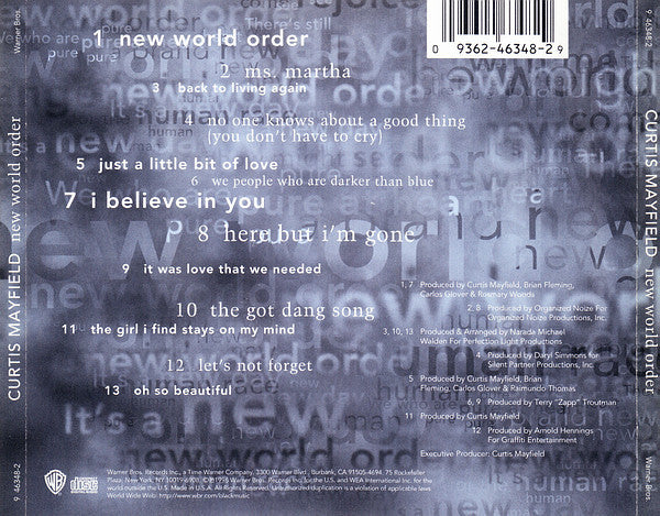 Curtis Mayfield : New World Order (CD, Album)