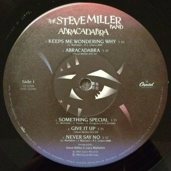 The Steve Miller Band* : Abracadabra (LP, Album, Win)