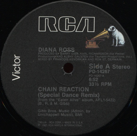 Diana Ross : Chain Reaction (Special Dance Remix) (12", Maxi, Ind)