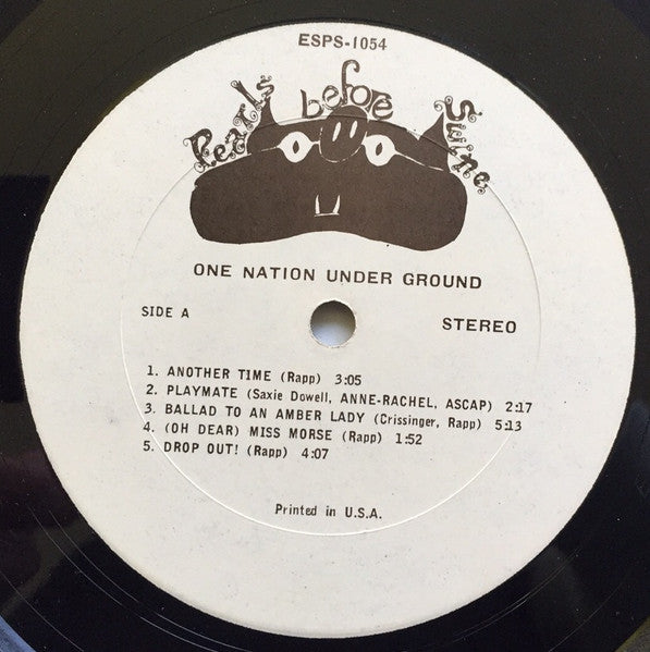 Pearls Before Swine : One Nation Underground (LP, Album)