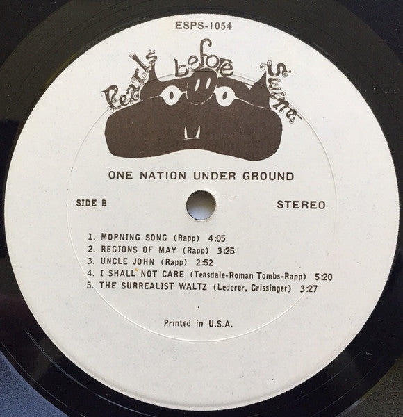 Pearls Before Swine : One Nation Underground (LP, Album)
