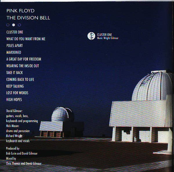 Pink Floyd : The Division Bell (CD, Album)