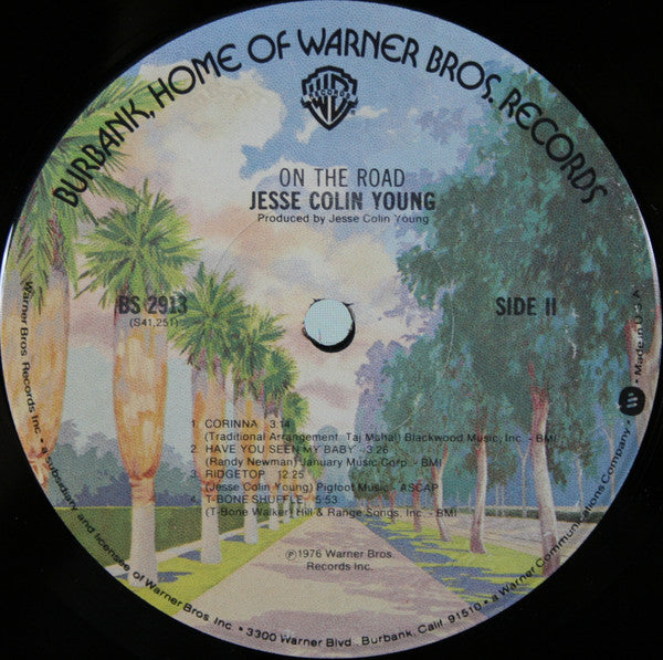 Jesse Colin Young : On The Road (LP, Album, Jac)