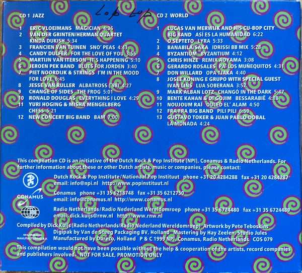 Various : Dutch Jazz/World 99 (2xCD, Comp, Promo, Dig)