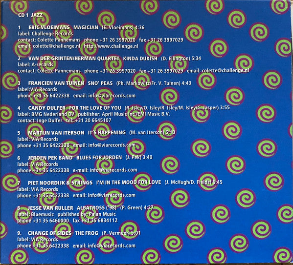 Various : Dutch Jazz/World 99 (2xCD, Comp, Promo, Dig)