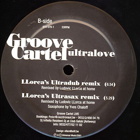Groove Cartel : Ultralove (12")