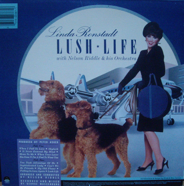 Linda Ronstadt With Nelson Riddle & His Orchestra* : Lush Life (LP, Album, Club, Col)