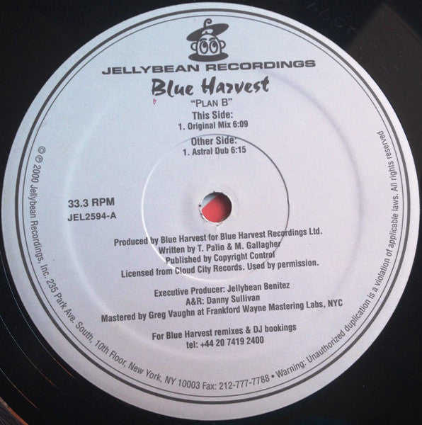 Blue Harvest : Plan B (12")