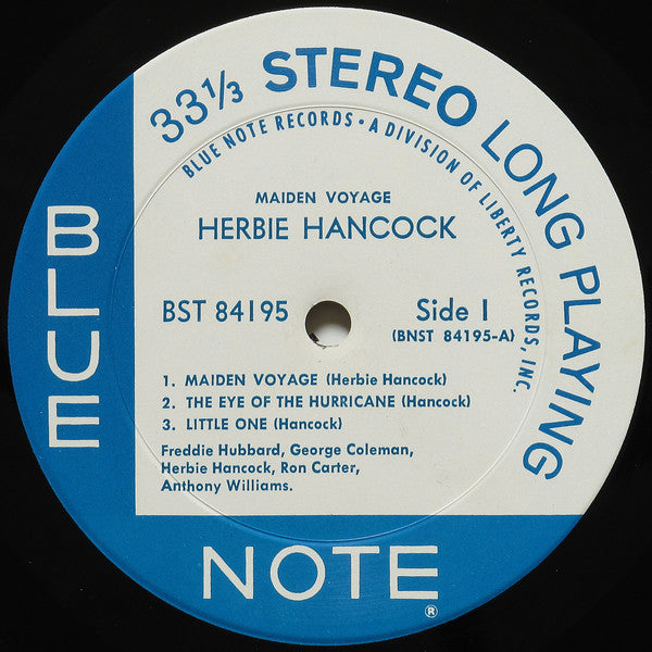 Herbie Hancock : Maiden Voyage (LP, Album, RE)