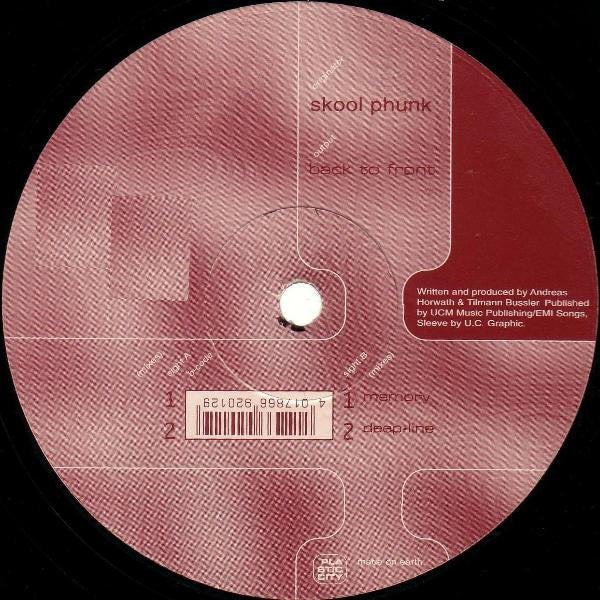 Skool Phunk : Back To Front (12")