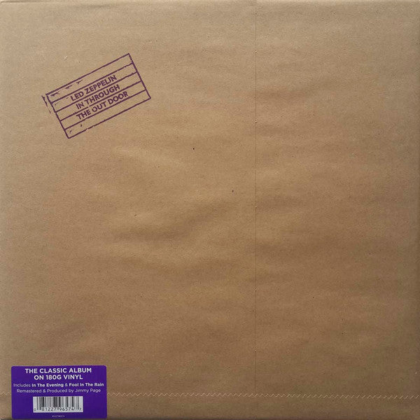 Led Zeppelin : In Through The Out Door (LP, Album, RE, RM, "A")