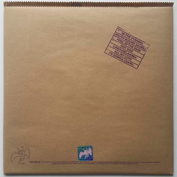 Led Zeppelin : In Through The Out Door (LP, Album, RE, RM, "A")