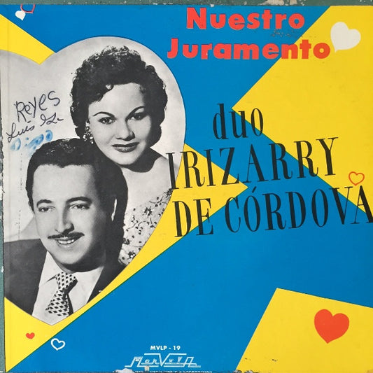 Duo Irizarry De Cordova : Nuestro Juramento (LP, Album)