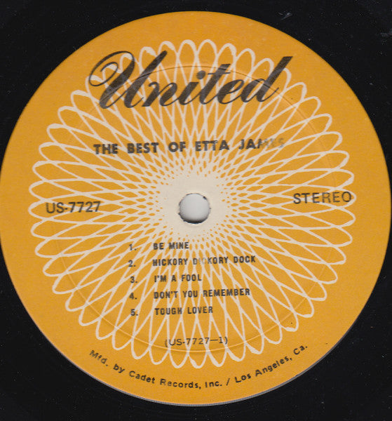Etta James : The Best Of Etta James (LP, Comp, RE)