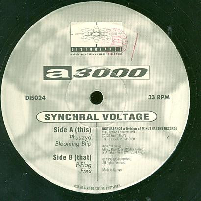 A3000 : Synchral Voltage (12")