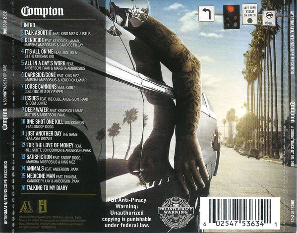 Dr. Dre : Compton (A Soundtrack By Dr. Dre) (CD, Album)