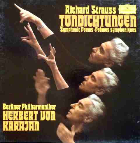 Richard Strauss, Herbert von Karajan, Berliner Philharmoniker : Tondichtungen (LP,Compilation,Stereo)