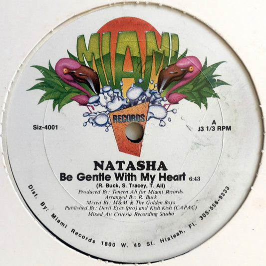 Natasha (2) : Be Gentle With My Heart (12")