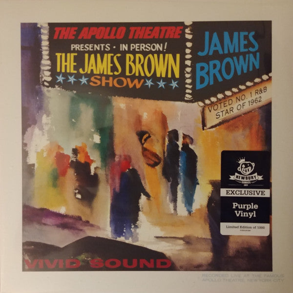 James Brown : 'Live' At The Apollo (LP, Album, Ltd, RE, RM, Pur)