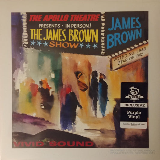 James Brown : 'Live' At The Apollo (LP, Album, Ltd, RE, RM, Pur)
