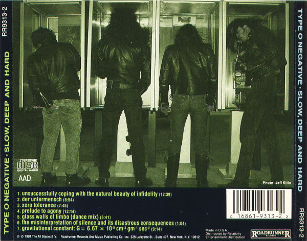 Type O Negative : Slow, Deep And Hard (CD, Album, RE)