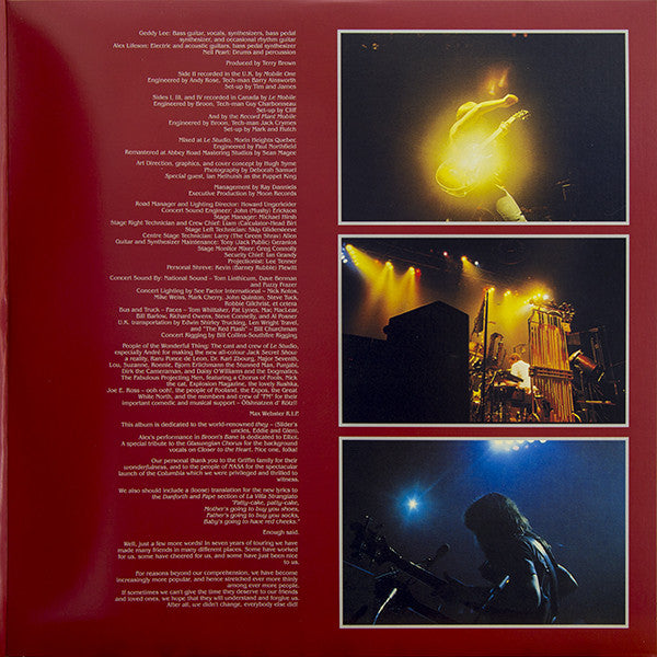 Rush : Exit... Stage Left (2xLP, Album, RE, RM, 200)