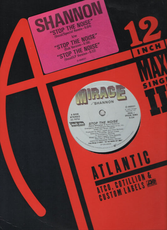 Shannon : Stop The Noise (12")