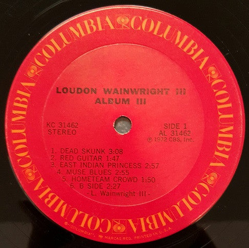 Loudon Wainwright III : Album III (LP, Album, Ter)